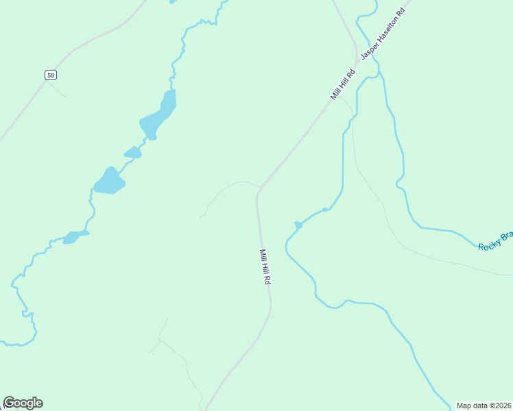 map of restaurants, bars, coffee shops, grocery stores, and more near Mill Hill Road in Jay