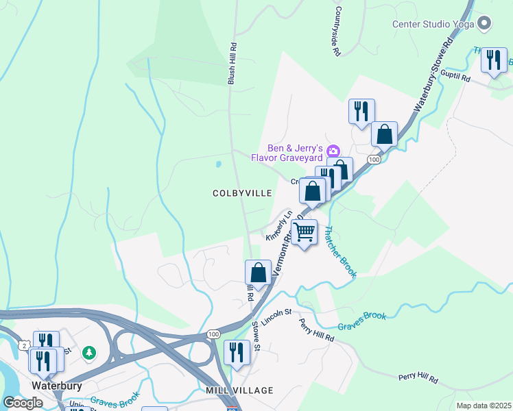 map of restaurants, bars, coffee shops, grocery stores, and more near 308 Blush Hill Road in Washington County