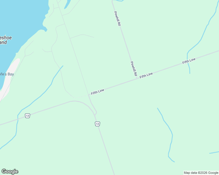 map of restaurants, bars, coffee shops, grocery stores, and more near 494 Fifth Line in Warsaw