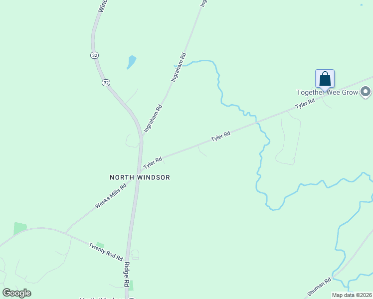 map of restaurants, bars, coffee shops, grocery stores, and more near 300 Tyler Road in Windsor