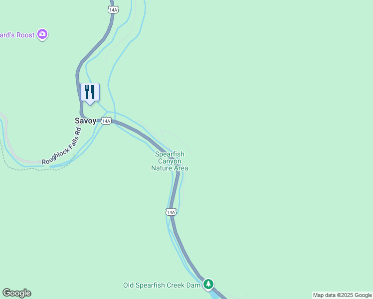 map of restaurants, bars, coffee shops, grocery stores, and more near 10636 Wildlife Lane in Lead