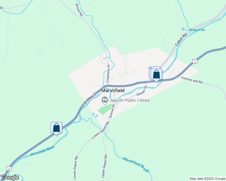 map of restaurants, bars, coffee shops, grocery stores, and more near in Marshfield