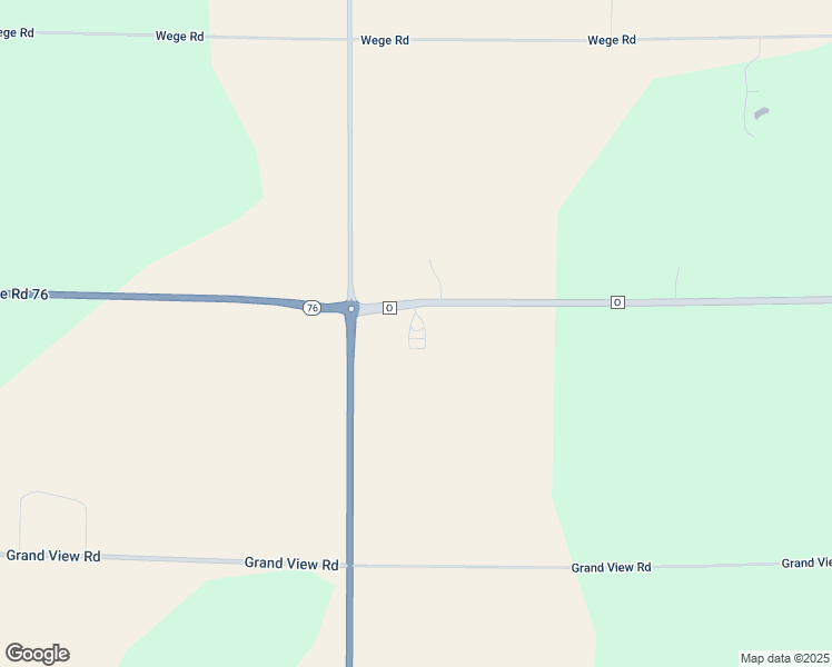 map of restaurants, bars, coffee shops, grocery stores, and more near W6849 County Road O in Hortonville