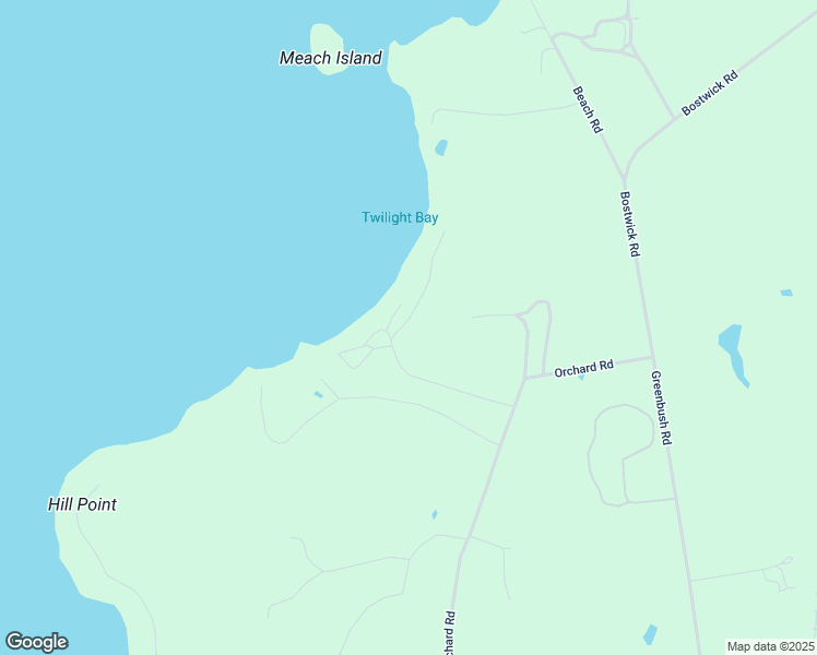 map of restaurants, bars, coffee shops, grocery stores, and more near 196 Ordway Shore Road in Shelburne