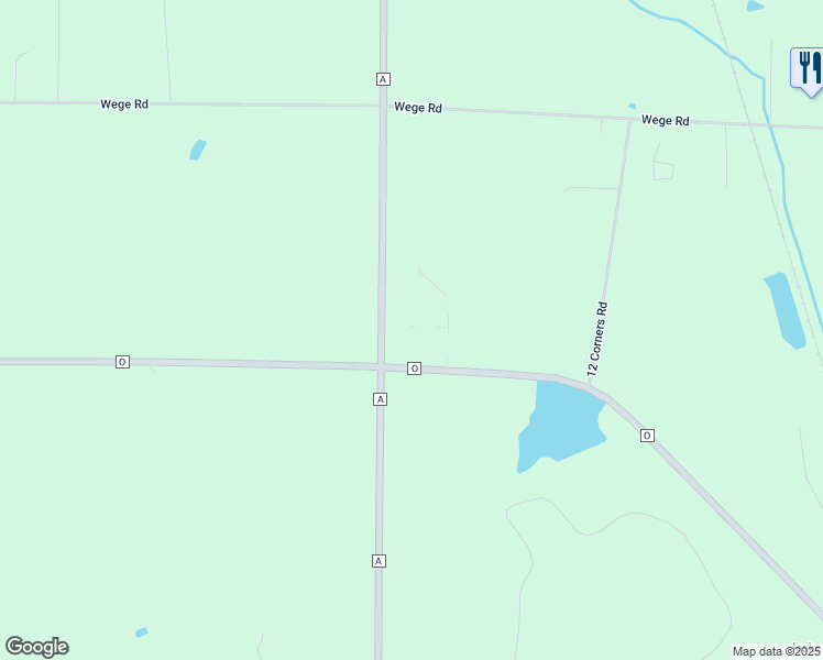 map of restaurants, bars, coffee shops, grocery stores, and more near W5283 Fox Pines Court in Appleton