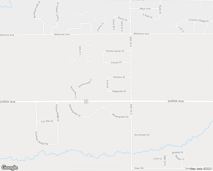 map of restaurants, bars, coffee shops, grocery stores, and more near 4504 61st Street in Wisconsin Rapids