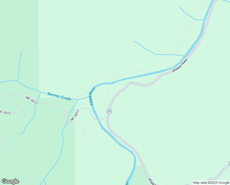 map of restaurants, bars, coffee shops, grocery stores, and more near 16416 Alsea Highway in Alsea