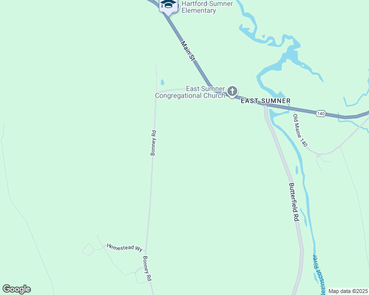 map of restaurants, bars, coffee shops, grocery stores, and more near 225 Bonney Road in Sumner