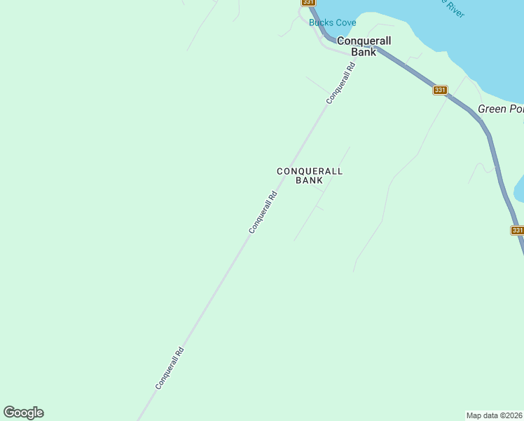 map of restaurants, bars, coffee shops, grocery stores, and more near 2107 Conquerall Road in Conquerall Bank