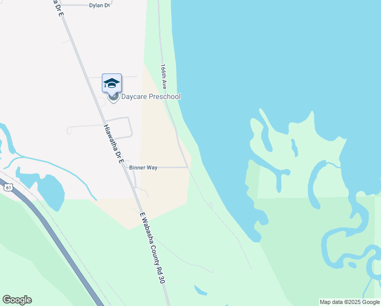 map of restaurants, bars, coffee shops, grocery stores, and more near 67192 166th Avenue in Wabasha