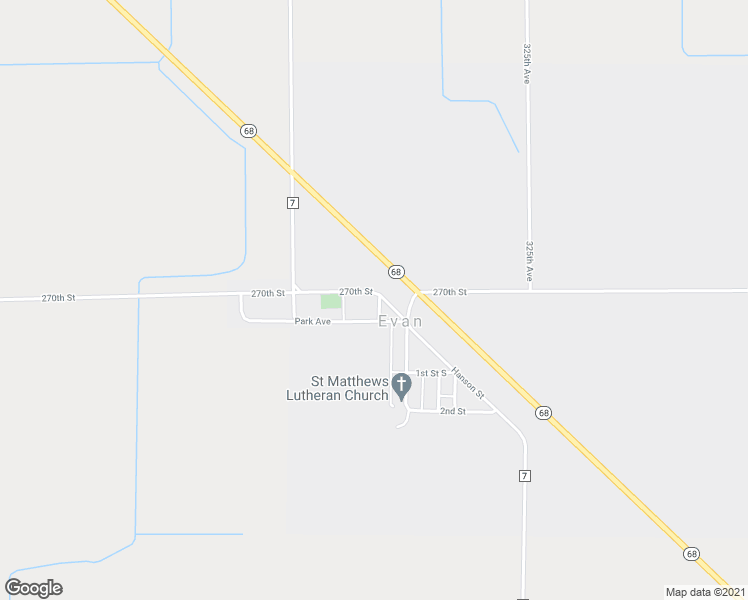 map of restaurants, bars, coffee shops, grocery stores, and more near 400 North Street in Evan
