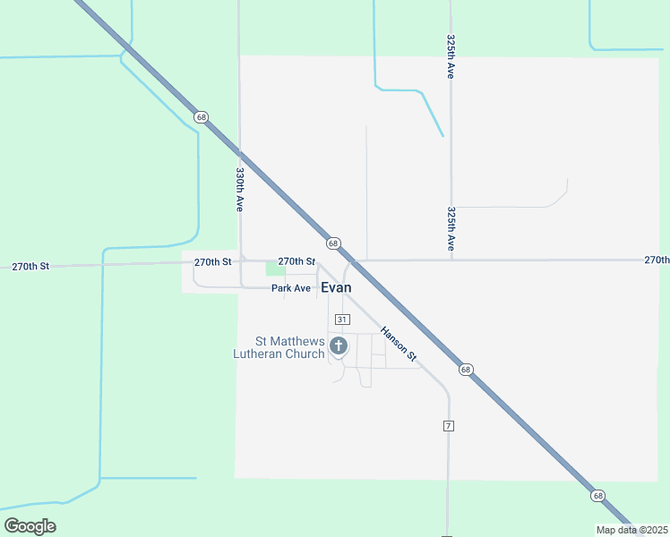 map of restaurants, bars, coffee shops, grocery stores, and more near 400 North Street in Evan