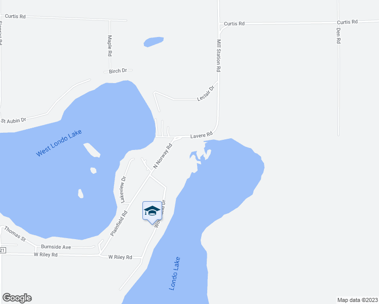 map of restaurants, bars, coffee shops, grocery stores, and more near 2700 Plainfield Road in Hale