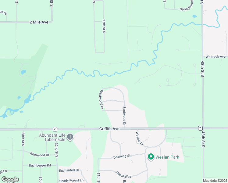 map of restaurants, bars, coffee shops, grocery stores, and more near 4430 Eastwood Drive in Wisconsin Rapids