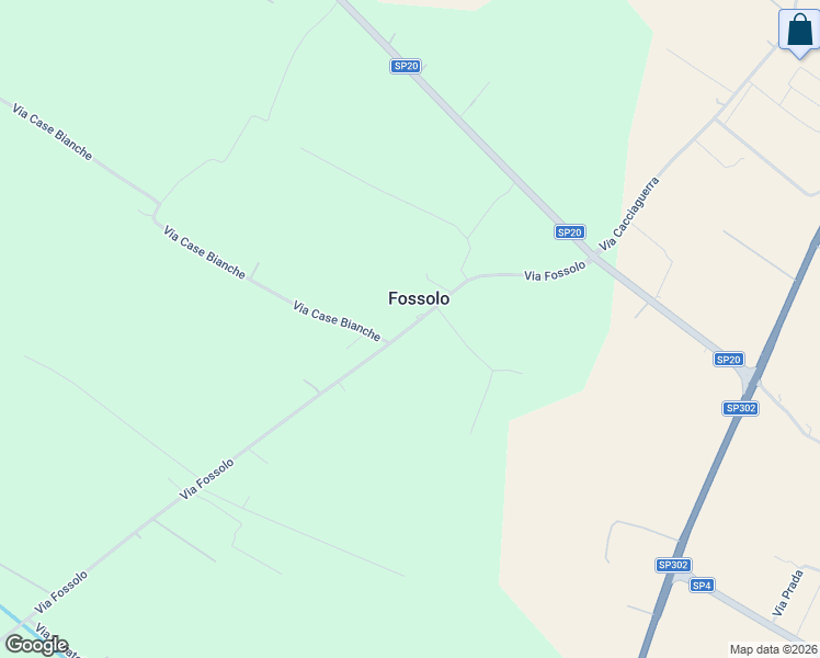 map of restaurants, bars, coffee shops, grocery stores, and more near 151 Via Fossolo in Fossolo