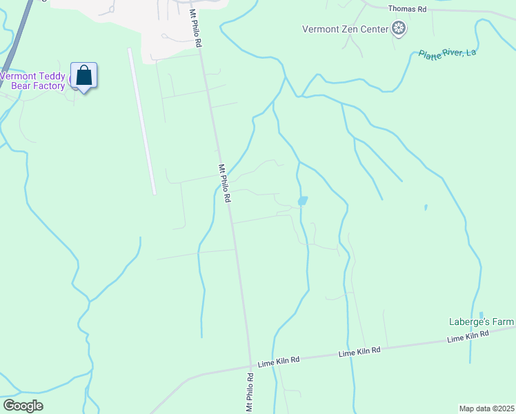 map of restaurants, bars, coffee shops, grocery stores, and more near 100 Gobbler la in Shelburne
