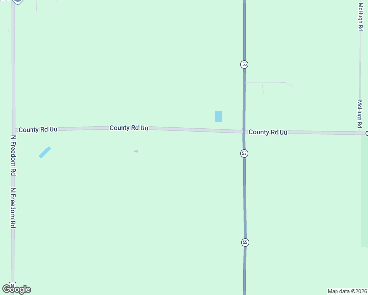 map of restaurants, bars, coffee shops, grocery stores, and more near W2221 County Road Uu in Appleton