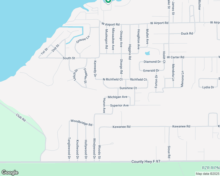 map of restaurants, bars, coffee shops, grocery stores, and more near 9036 Sunshine Court in St. Helen