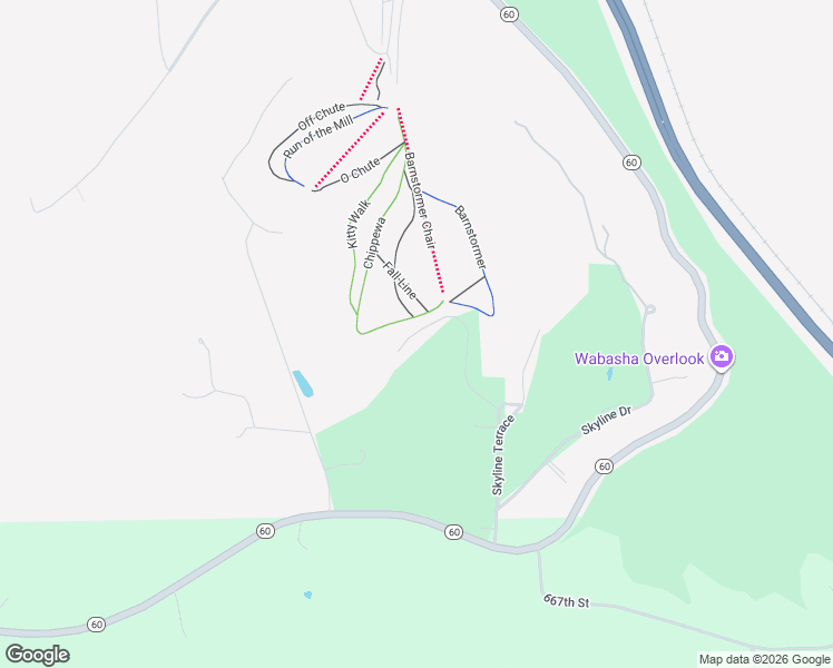 map of restaurants, bars, coffee shops, grocery stores, and more near 1035 Fairway Dr in Wabasha