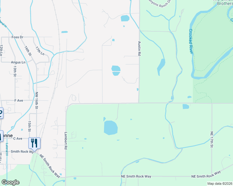 map of restaurants, bars, coffee shops, grocery stores, and more near 797 Northeast Wilcox Avenue in Terrebonne