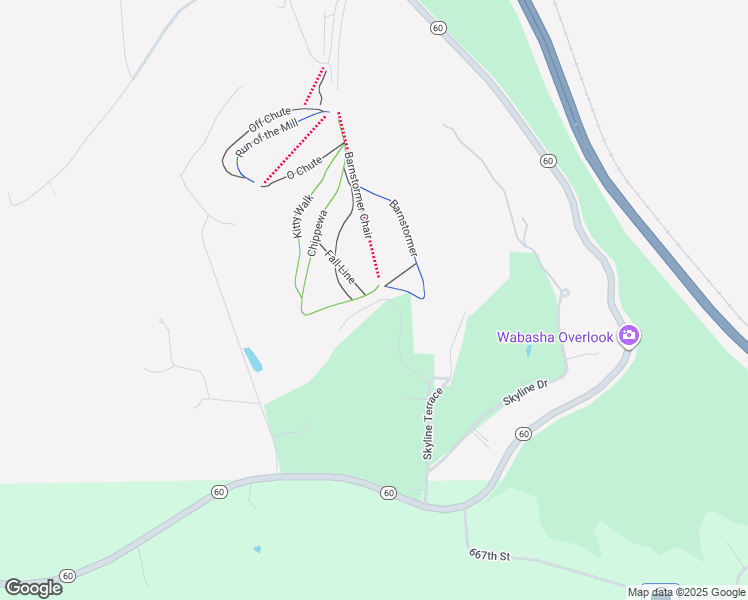 map of restaurants, bars, coffee shops, grocery stores, and more near 1035 Fairway Drive in Wabasha