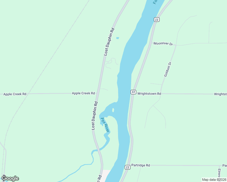 map of restaurants, bars, coffee shops, grocery stores, and more near 2308 Apple Creek Court in De Pere