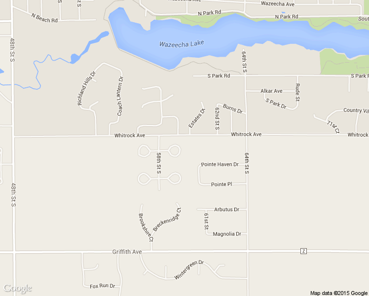 map of restaurants, bars, coffee shops, grocery stores, and more near 5871 Sequoia Circle in Wisconsin Rapids