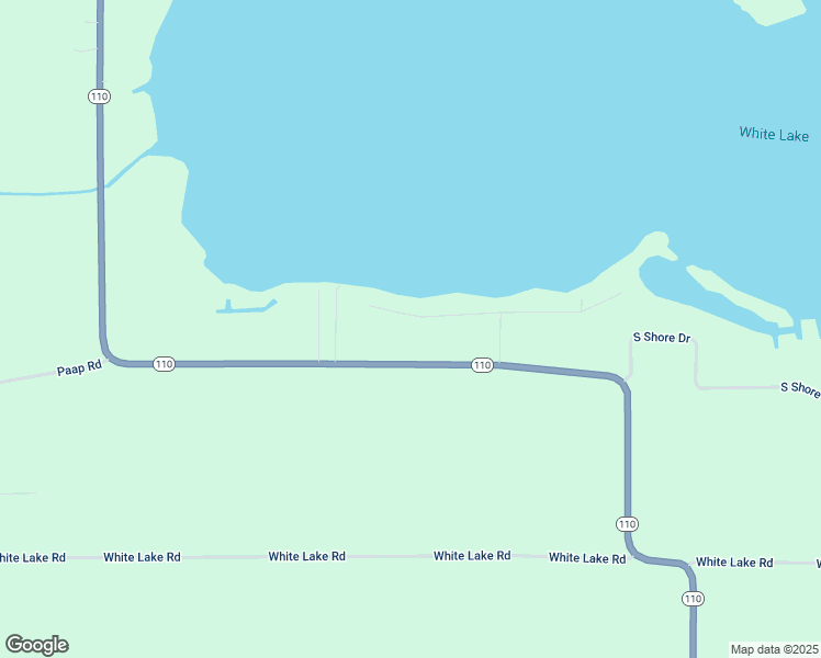map of restaurants, bars, coffee shops, grocery stores, and more near E5629 Waukaunaka Street in Weyauwega