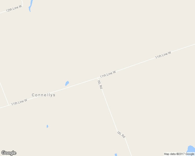 map of restaurants, bars, coffee shops, grocery stores, and more near 11th Line West in Trent Hills