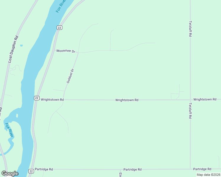 map of restaurants, bars, coffee shops, grocery stores, and more near 1097 Wrightstown Road in De Pere