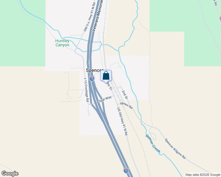 map of restaurants, bars, coffee shops, grocery stores, and more near Old Highway 91 in Spencer
