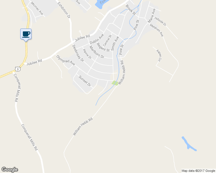 map of restaurants, bars, coffee shops, grocery stores, and more near 16 Cresthaven Court in Bridgewater