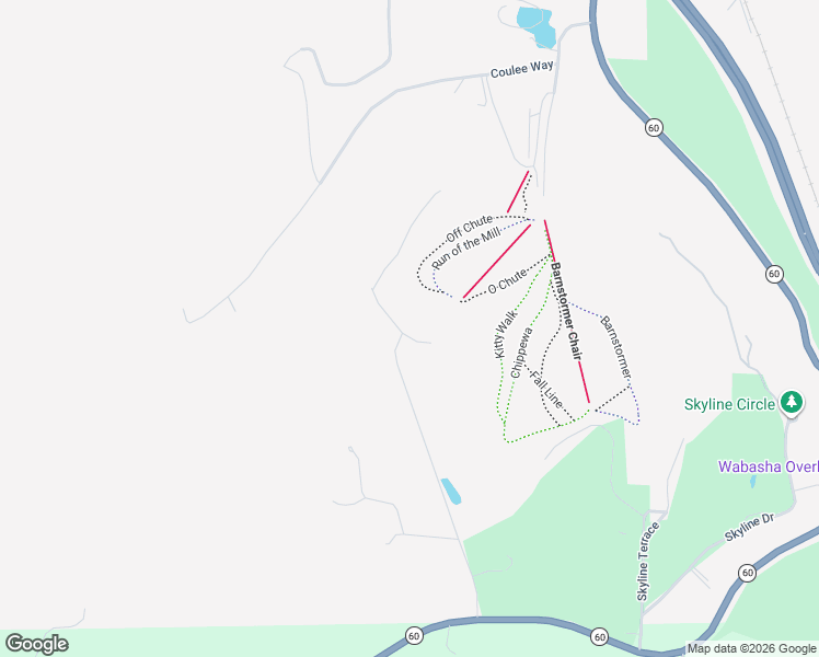 map of restaurants, bars, coffee shops, grocery stores, and more near 205 Alpine Ridge in Wabasha