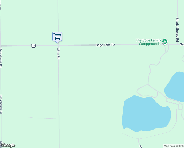 map of restaurants, bars, coffee shops, grocery stores, and more near 3249 County Road 18 in Lupton