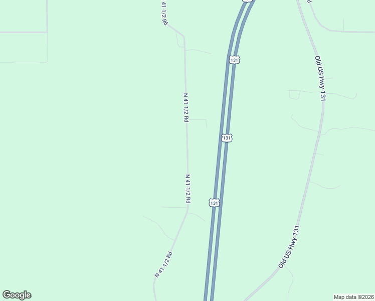 map of restaurants, bars, coffee shops, grocery stores, and more near 1492 North 41 1/2 Road in Manton