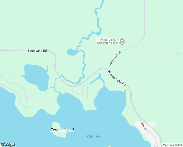 map of restaurants, bars, coffee shops, grocery stores, and more near 4527-4529 North Sage Lake Road in Ogemaw