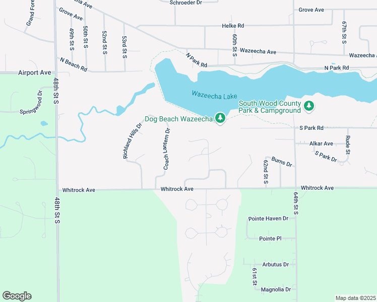 map of restaurants, bars, coffee shops, grocery stores, and more near 5631 Patrick Henry Court in Wisconsin Rapids