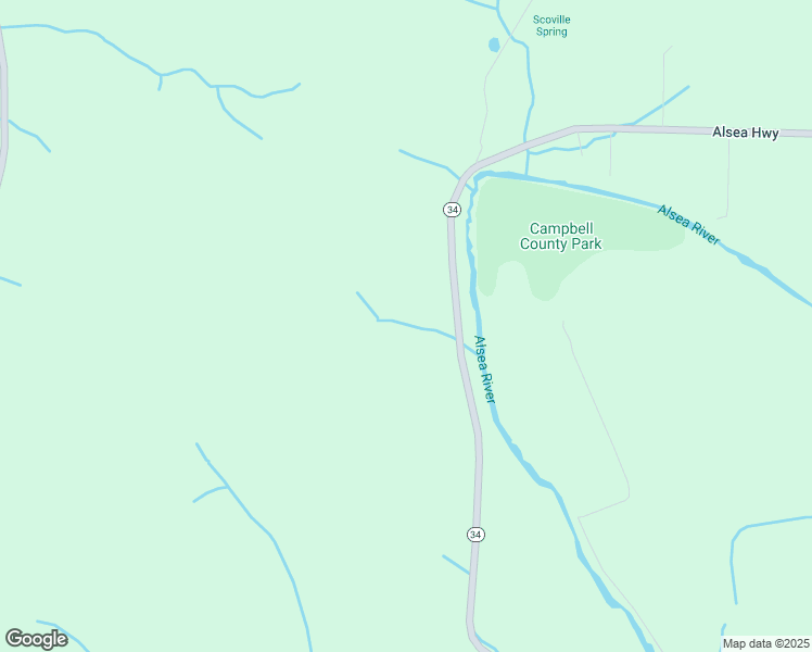 map of restaurants, bars, coffee shops, grocery stores, and more near 16980 Alsea Highway in Alsea