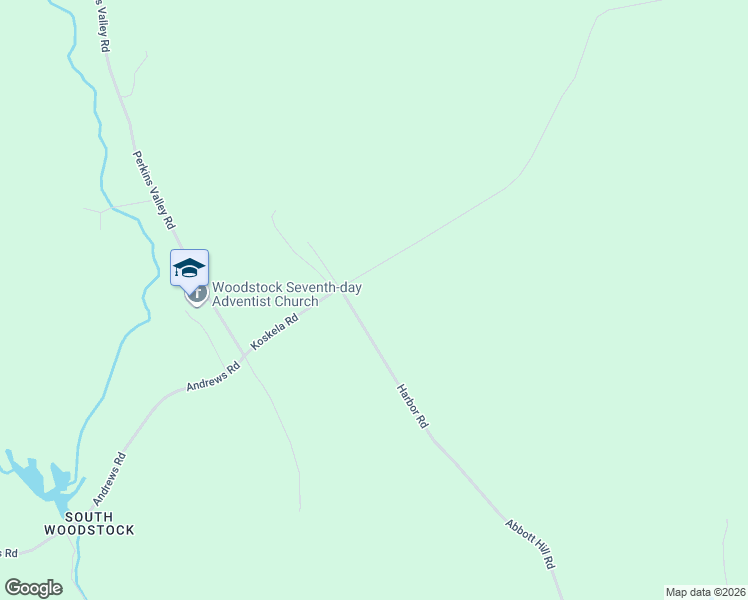 map of restaurants, bars, coffee shops, grocery stores, and more near 21 Harbor Road in Woodstock