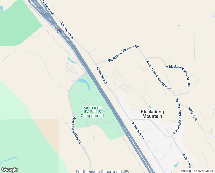 map of restaurants, bars, coffee shops, grocery stores, and more near 8016 Blucksberg Drive in Sturgis