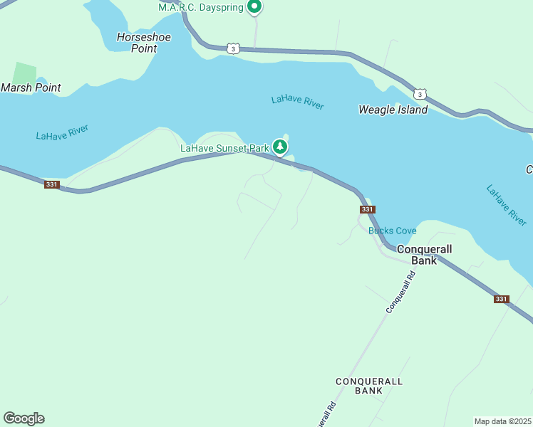 map of restaurants, bars, coffee shops, grocery stores, and more near 33 Riverview Drive in Lunenburg