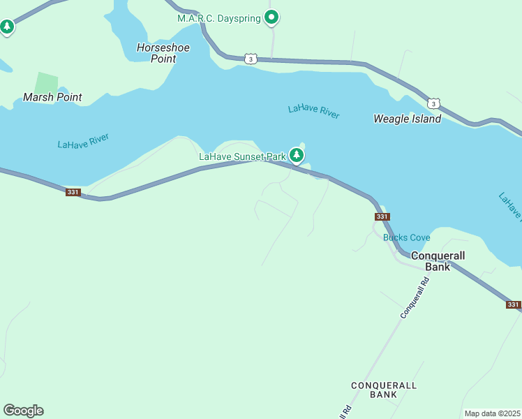 map of restaurants, bars, coffee shops, grocery stores, and more near 33 Riverview Drive in Lunenburg