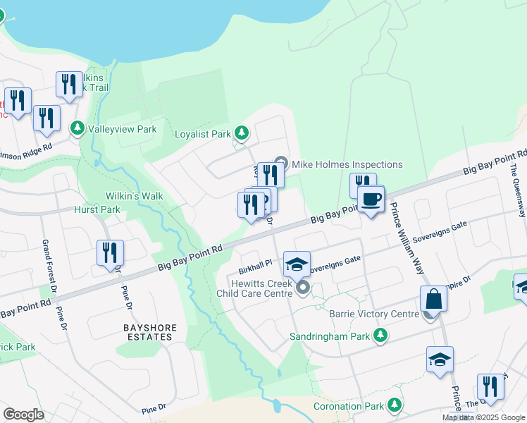 12 Royal Parkside Drive, Barrie ON Walk Score