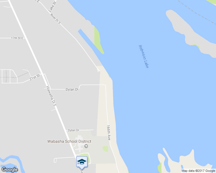 map of restaurants, bars, coffee shops, grocery stores, and more near 67832 166th Avenue in Wabasha