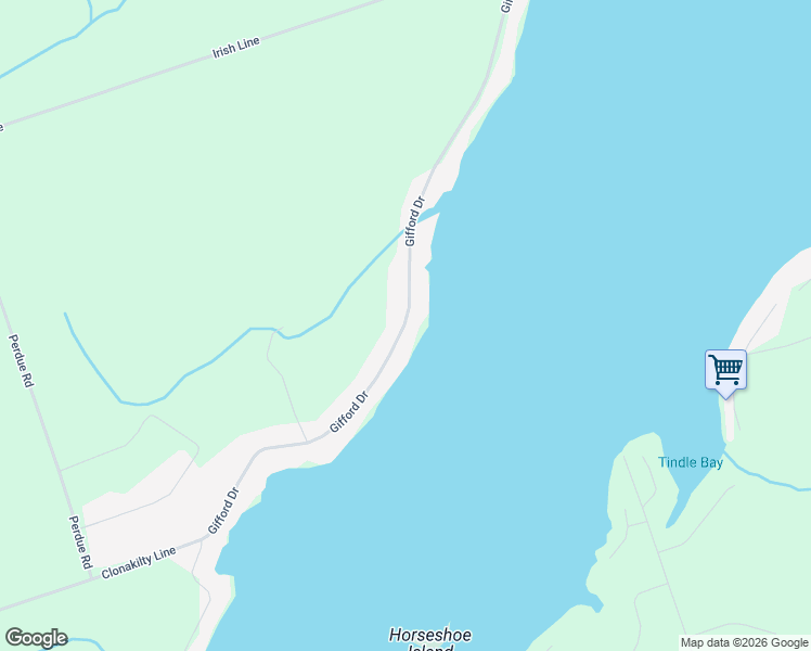 map of restaurants, bars, coffee shops, grocery stores, and more near 393 Gifford Drive in Ennismore