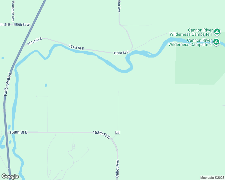 map of restaurants, bars, coffee shops, grocery stores, and more near 15370 Cabot Avenue in Faribault