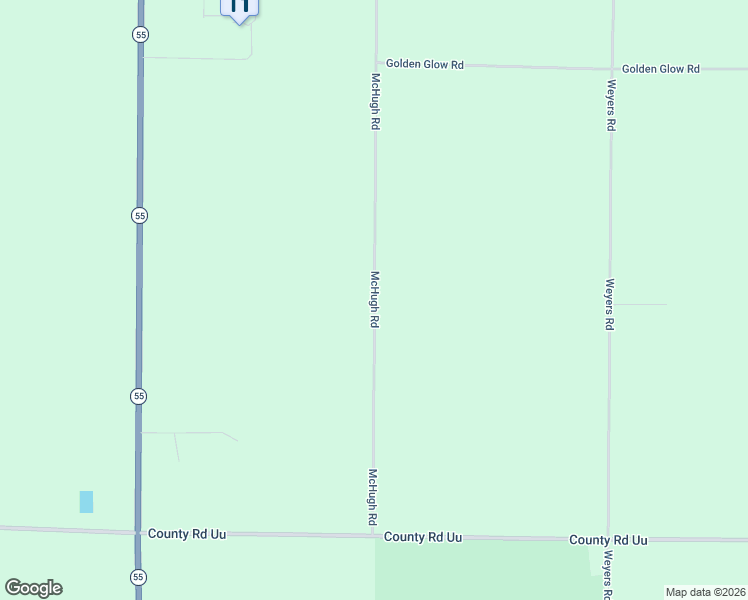 map of restaurants, bars, coffee shops, grocery stores, and more near N3478 McHugh Road in Kaukauna
