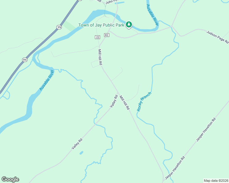 map of restaurants, bars, coffee shops, grocery stores, and more near 685 Glen Road in Jay