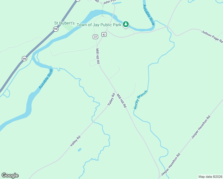 map of restaurants, bars, coffee shops, grocery stores, and more near 685 Glen Road in Jay