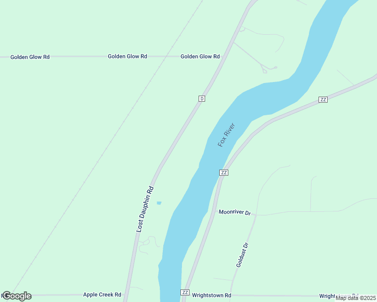 map of restaurants, bars, coffee shops, grocery stores, and more near 3539 Lost Dauphin Road in De Pere